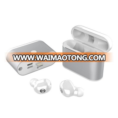 Wireless BT Earphones Stereo Earbud With Charging Box Mic For All